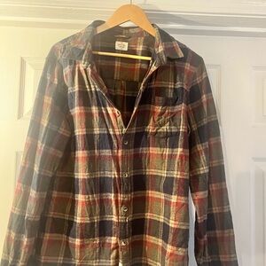 Marine Layer Multicolor Plaid Shirt